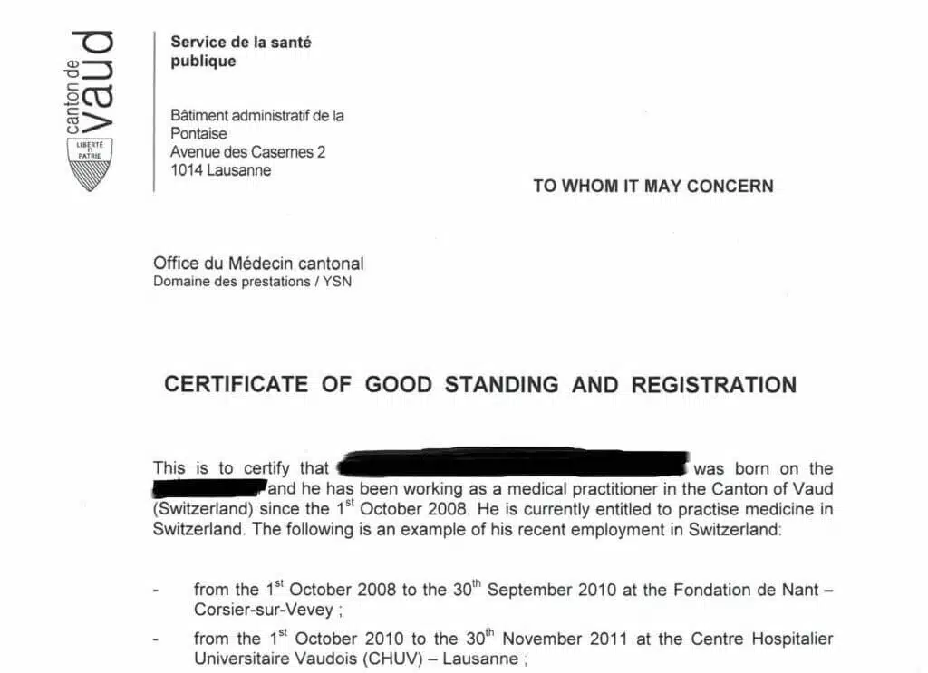 La traducción jurada del certificado de trabajo 46 certificado de trabajo