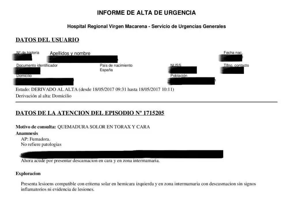 La traducción jurada de un certificado médico 42 certificado de infome medico