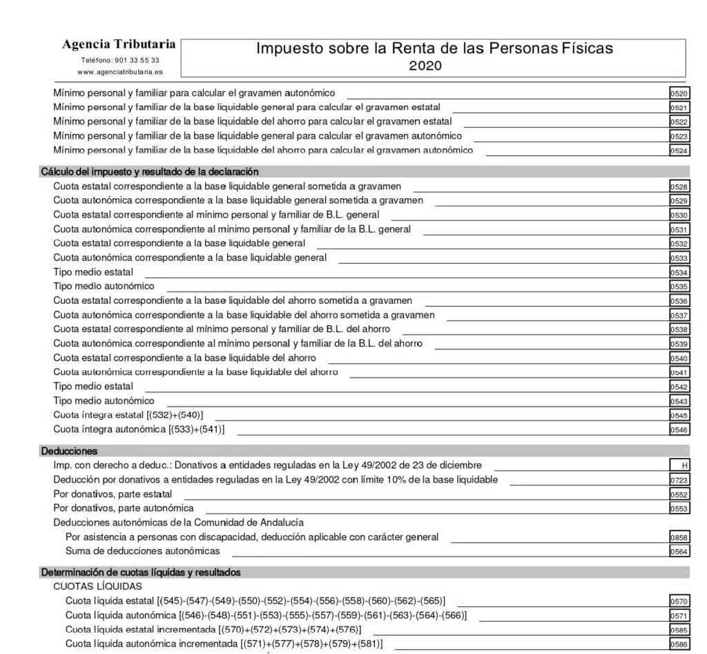 La traducción jurada de la declaración de la renta 69 declaracion de la renta irpf