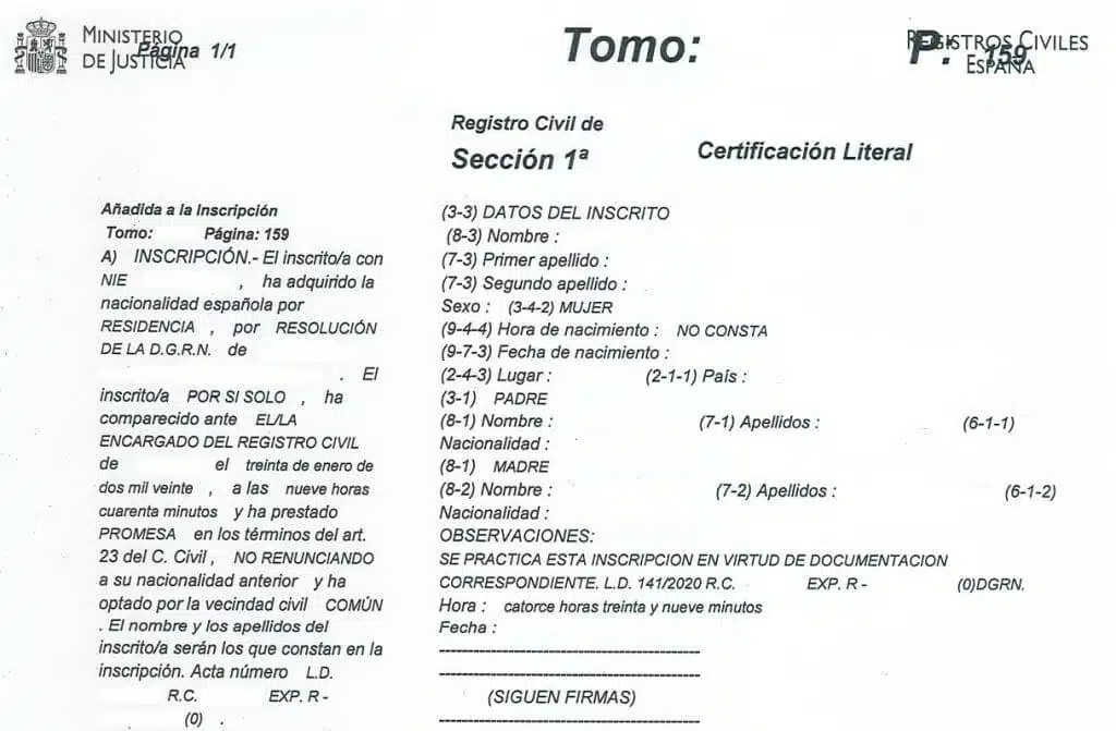 La traducción jurada del certificado de nacimiento 32 traducción jurada certificado nacimiento