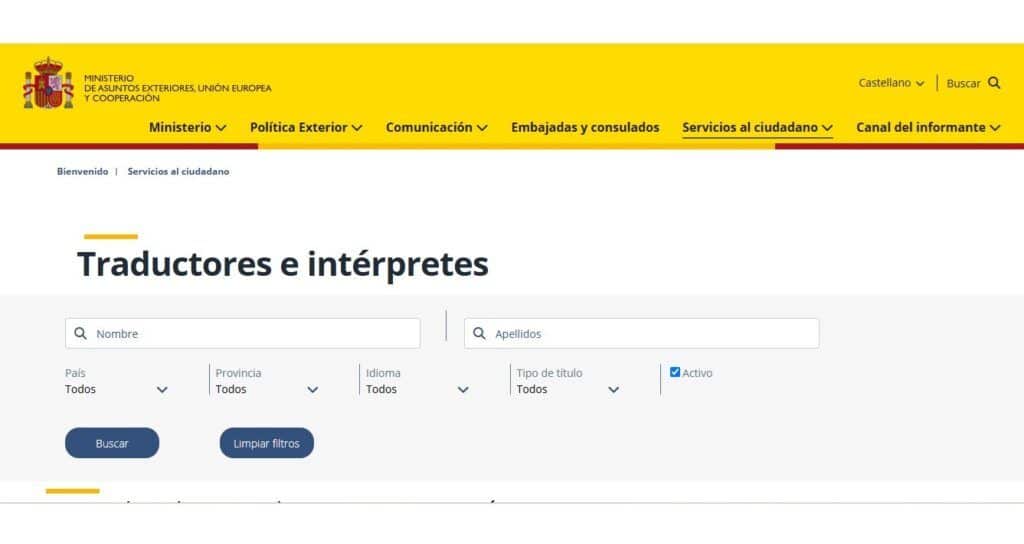 Listado de Traductores Jurados – 2025 7 listado traductores jurados