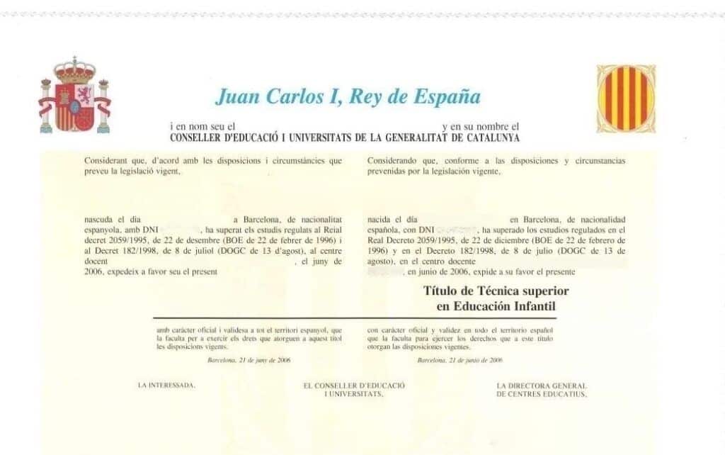 La traducción jurada de títulos de Formación Profesional 21 traducción jurada títulos Formación Profesional
