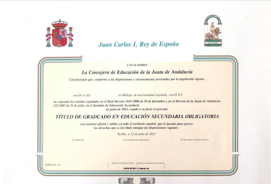 La traducción jurada del título de ESO 24 traducción jurada título ESO